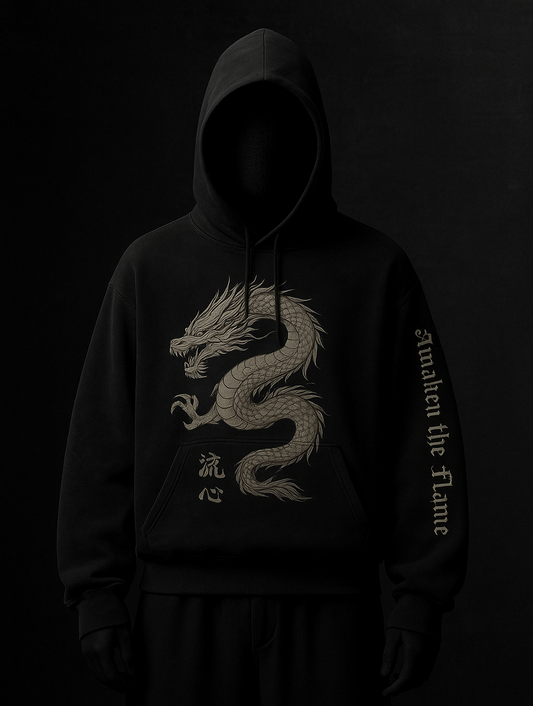 AWAKEN THE FLAME HOODIE | BLACK